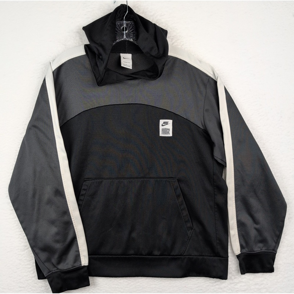 Nike Starting 5 Therma-Fit Hoodie Sweatshirt Men's Large Basketball Black Gray